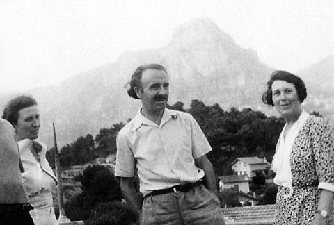Congrès et stage 1954 avec Lucien  et Suzanne Carmillet avec Freinet et Bouscarrut