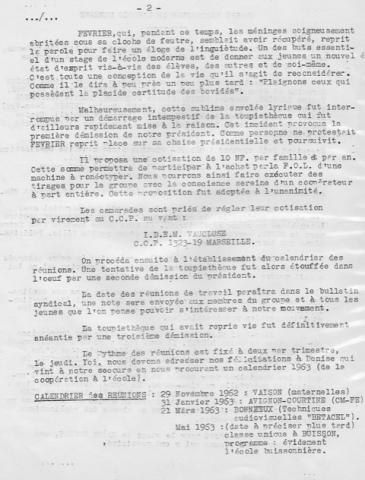 Réunion du GD 84 en 1962