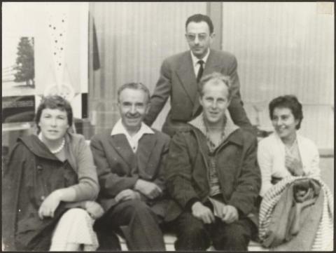 4 photos congrès Bruxelles 1958