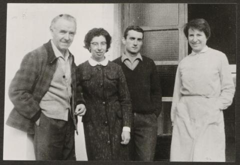 Freinet avec d'autres personnes (école Freinet) 1962
