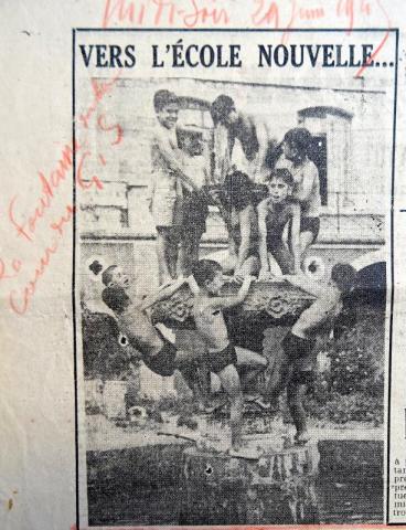 Article de Rouge-Midi sur le centre scolaire de Gap (1945)