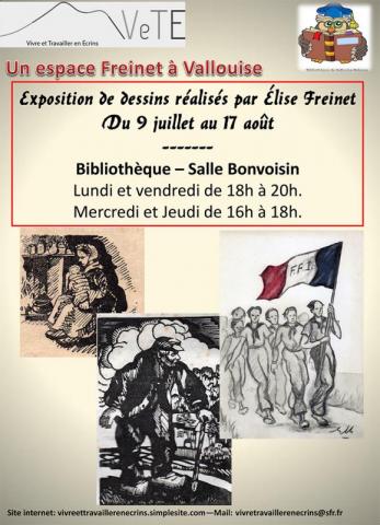 exposition-de-dessins-delise-freinet-à-vallouise-été-2018