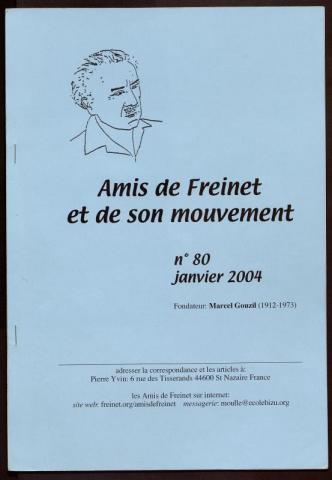 Bulletin des Amis de Freinet n° 80 de janvier 2004