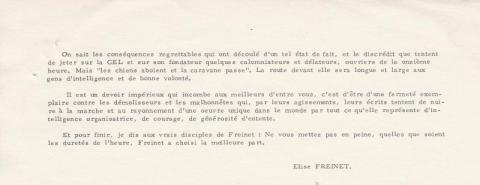 Pour une CEL forte et loyale de E Freinet 1965