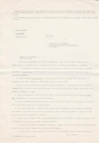 Pour une CEL forte et loyale de E Freinet 1965
