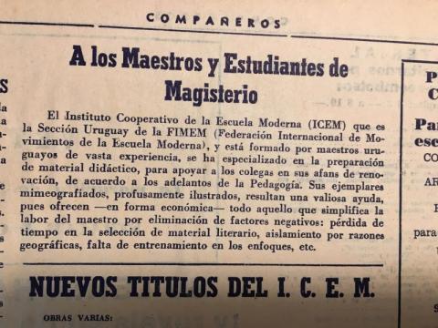 Companeros, journal scolaire uruguayen