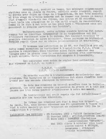 Réunion du GD 84 en 1962