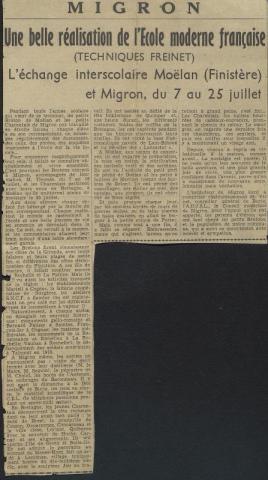 Rencontres de correspondants juillet 1955