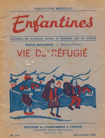 récit d'un enfant réfugié dans la classe de Le Coq à Matignon