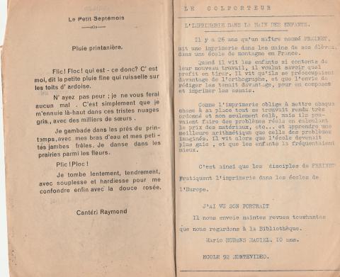 page 1 et 2  -texte de Mario Rubens Maciel