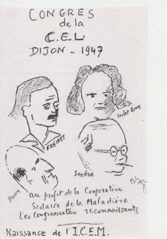 dessin Dijon 1947