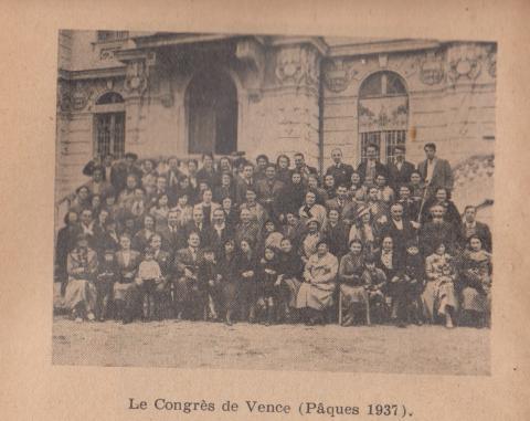 le congrès de Vence (Pâques 1937)